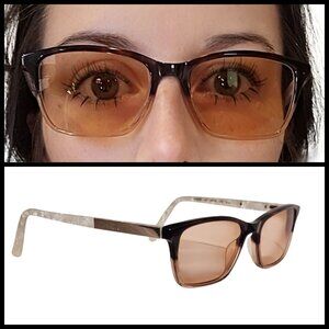 TED BAKER FRAMES ONLY EYEGLASSES TPW006 Tortoise‎ Shell Brown 49-16-130 Plastic